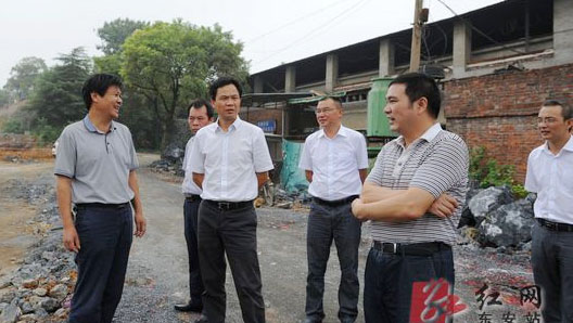 谢景林调研重点城建项目和全国文明县城创建工作