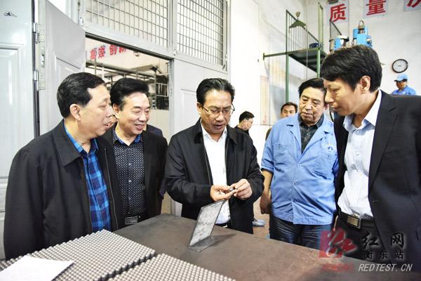 吴伟生深入世纪钨材、天健锡业、和富铜业调研