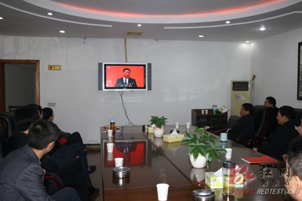 我县收看十九大开幕会盛况