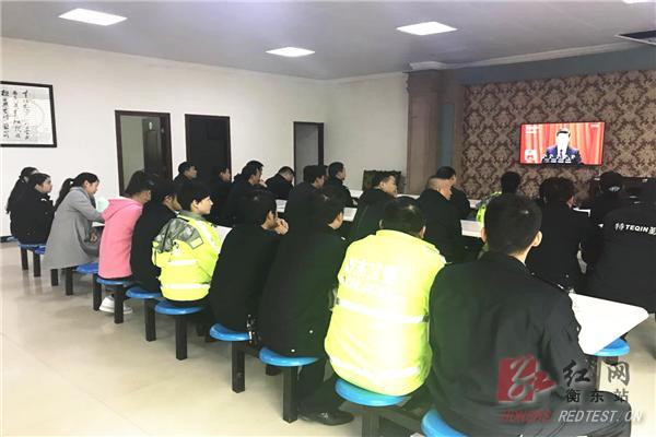 我县收看十九大开幕会盛况