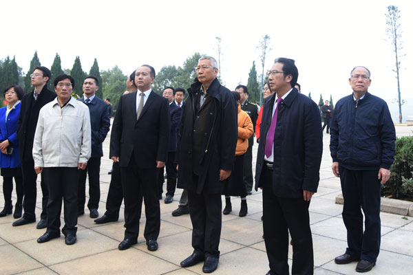 今天，我们深切缅怀罗荣桓元帅——我县举行罗荣桓诞辰115周年纪念活动