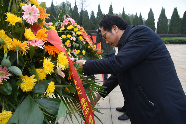 今天，我们深切缅怀罗荣桓元帅——我县举行罗荣桓诞辰115周年纪念活动