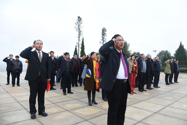 今天，我们深切缅怀罗荣桓元帅——我县举行罗荣桓诞辰115周年纪念活动