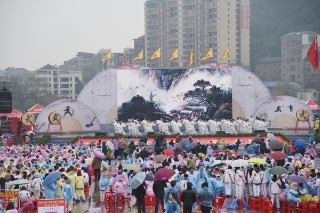 各路武林高手衡东展独门绝技，南岳衡山派功夫再现洣水之滨
