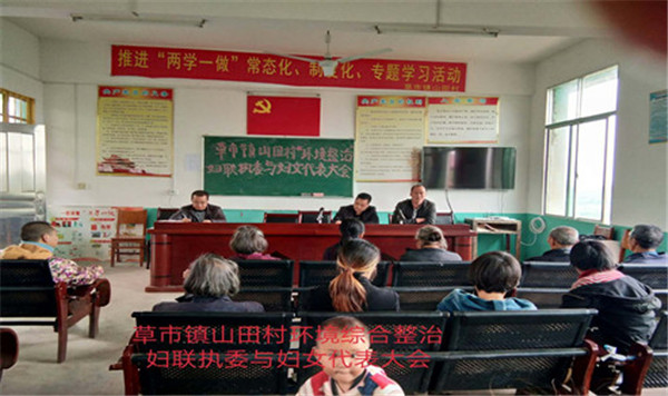 环境卫生整治，衡东巾帼在行动