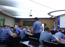 县交警大队举行党的十九大暨政治建警知识答题测试