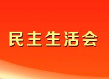县人大机关党支部召开组织生活会