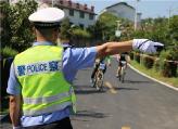 衡东交警：烈日下练就“铁人”意志，全力以赴护赛事圆满完成