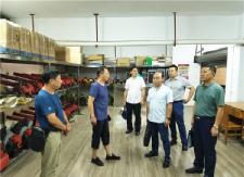 省市防火办来我县考察调研森林防火工作