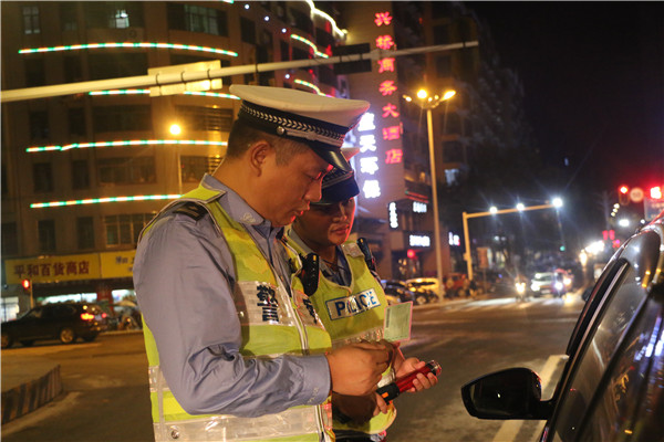 县交警大队打响安保维稳“百日会战”