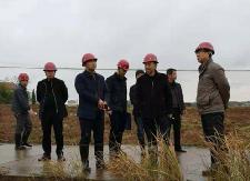 市水利局对我县秋波项目区进行专项督查