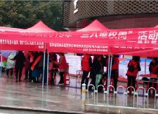 我县开展“三八”维权周普法宣传活动
