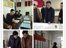 县九中迎接市“书法教育基地校”评估验收