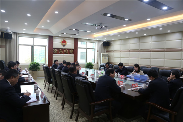 市检察院深入我县检察院调研指导工作