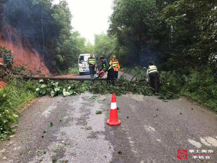 【迎战强降雨】衡东公路人连续作战排险抢通保安全