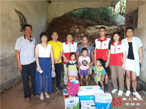 县红十字会携手湖南恒昌医药助力灾后重建