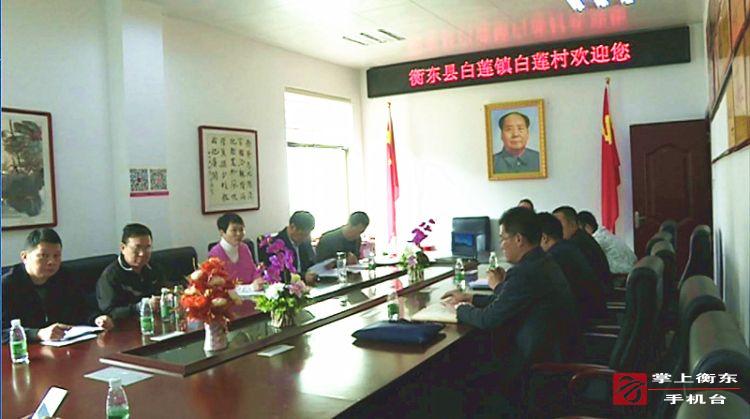 市纪委驻白莲村乡村振兴工作队指导白莲村创建省级“最美乡村”建设工作