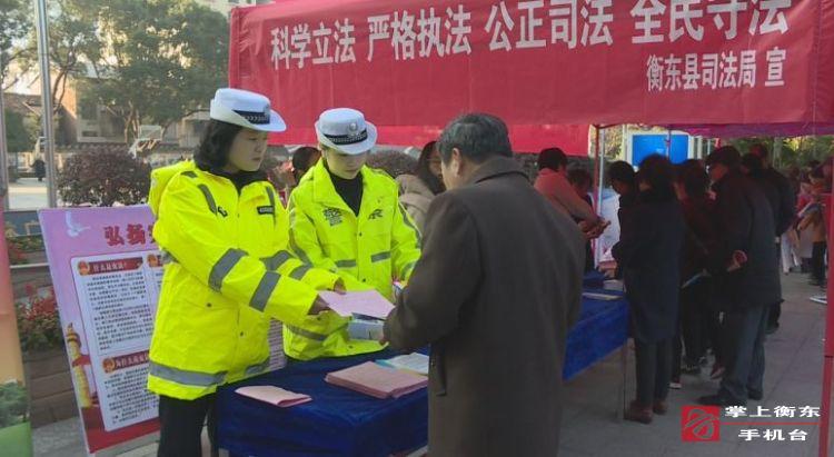 我县开展国家宪法日宣传活动