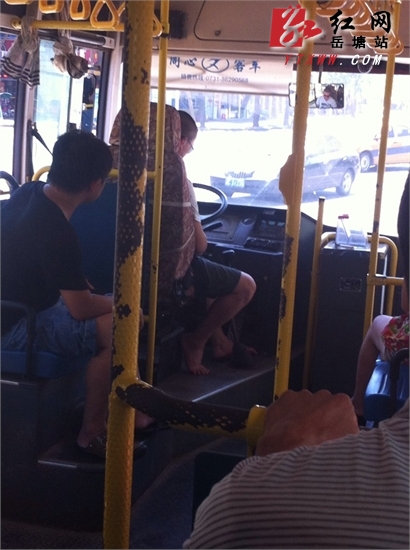 司机赤脚开车
