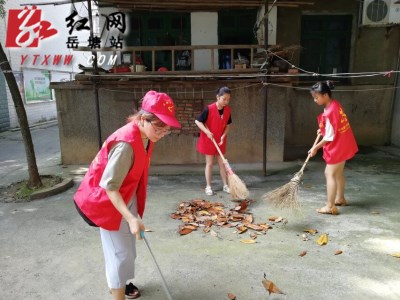 創(chuàng)衛(wèi)進(jìn)行時(shí) 牡丹社區(qū)組織青少年志愿者開(kāi)展環(huán)境衛(wèi)生大掃除