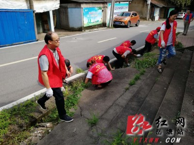 創(chuàng)衛(wèi)進行時 牡丹社區(qū)聯(lián)合市信訪局開展開展清除雜草活動