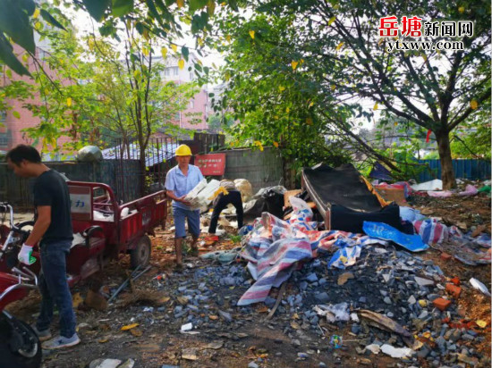 創(chuàng)衛(wèi)在行動(dòng) 書(shū)院路街道整治蜘蛛路“垃圾山”